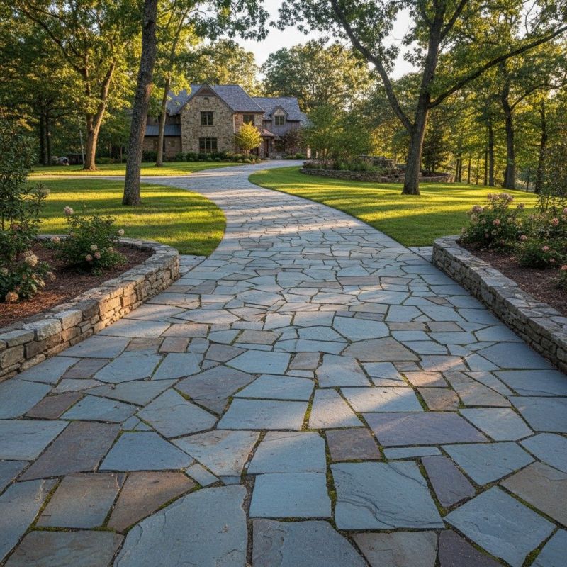 Common Types Of Flagstone Used For Patios And Walkways