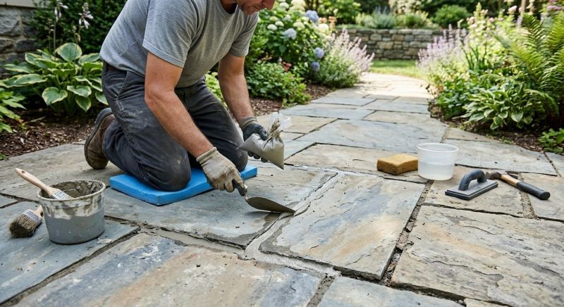 Flagstone Paving Repair Service